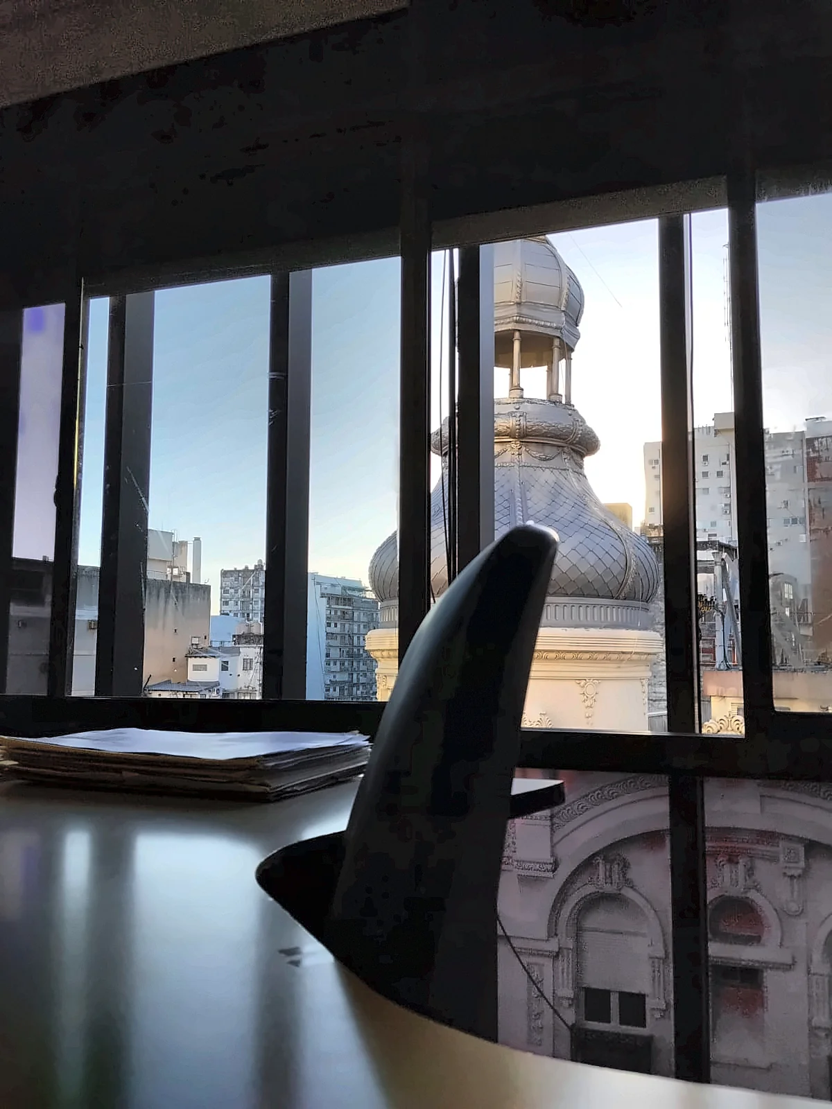 Vista urbana de Rosario desde la sede de Estudio Salvañá